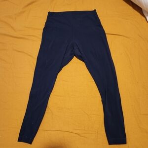 Lululemon true navy align leggings 25" size 8